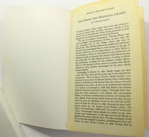 Far From The Madding Crowd by Thomas Hardy Penguin Classics Softcover Book