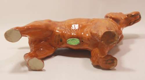 Vintage Cocker Spaniel Standing Alert Porcelain Figurine by Beswick