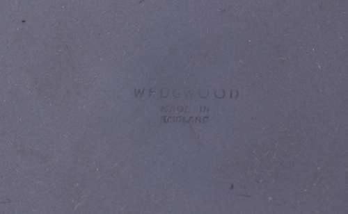 Wedgwood Blue Jasperware Round Trinket Box `Helios` with Lid