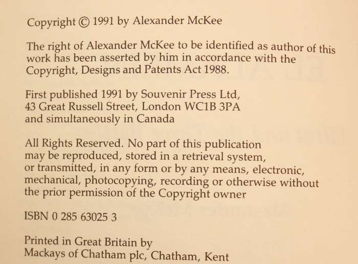 El Alamein by Alexander McKee Softcover Book