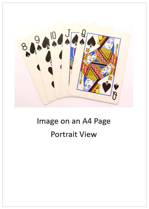 `Playing Cards: Straight Flush` Original Digital Download Stock Photo