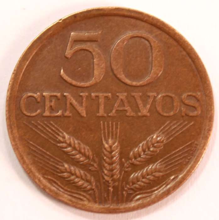 Portugal 50 Centavos Coin 1975 Circulated