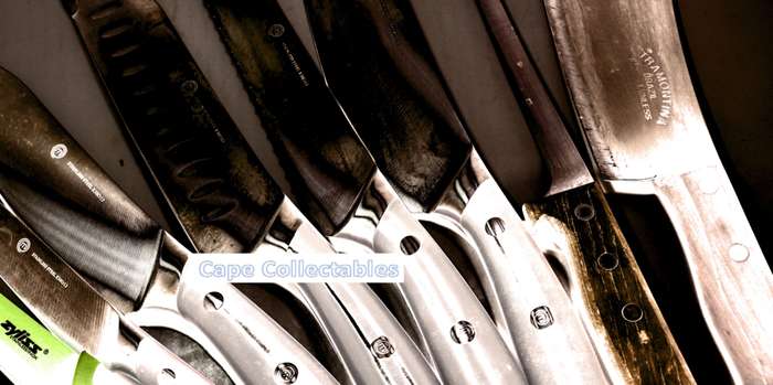 `Chef`s Knives Set Of Kitchen Blades Metallic Abstract Colour` Original Digital Download Stock Photo