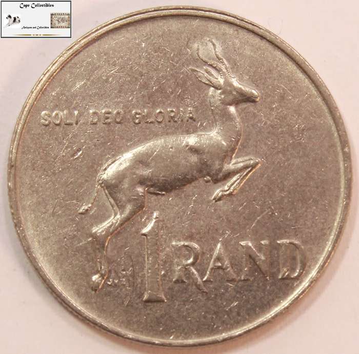 South Africa 1 Rand Coin 1988  Circulated