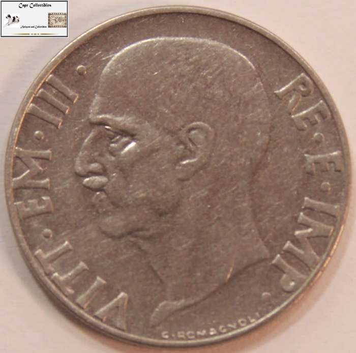 Italy 20 Centesimi 1939 Coin Circulated