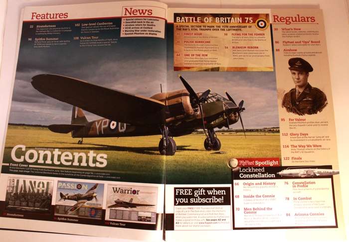 Flypast Aviation Heritage `Battle Of Britain 75th Anniversary Edition` Magazine UK September 2015