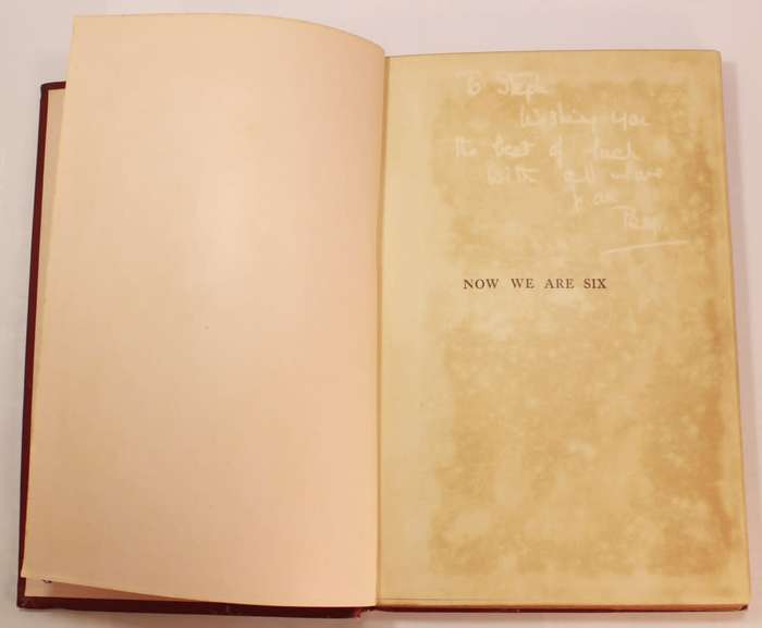 Now We Are Six by A.A. Milne Hardcover Book First Edition 1927 Methuen