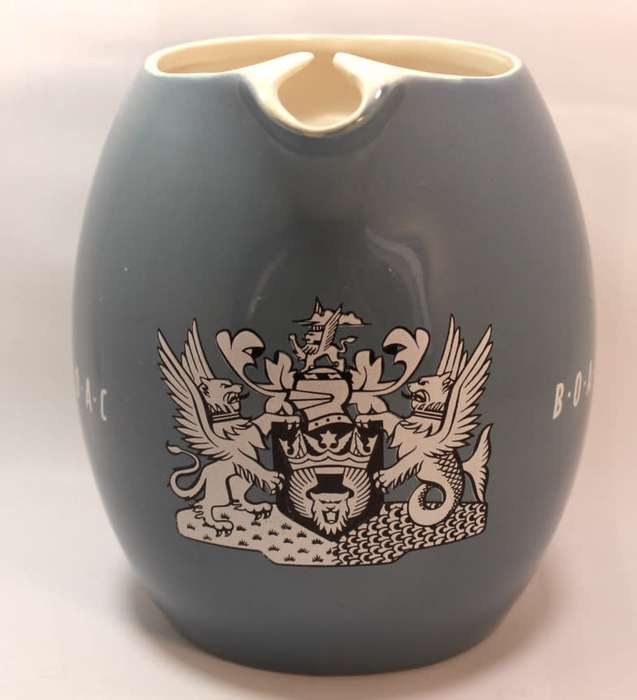 Vintage B.O.A.C 1960`s Water Jug by Wade RegiCor