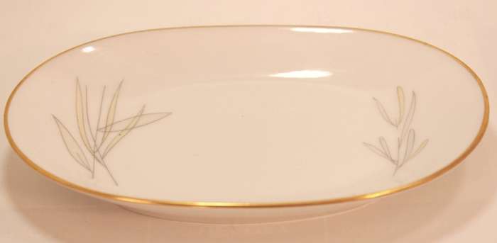 Pair of Rosenthal Oval Petit Fours Dishes Lavender Pattern