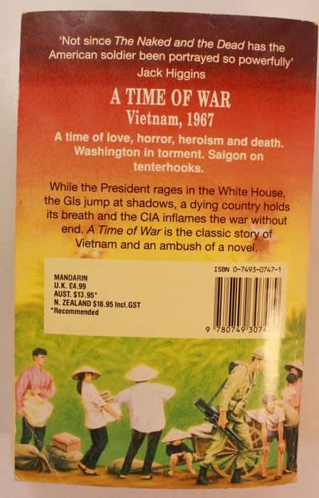 A Time Of War by Michael Peterson Softcover Book