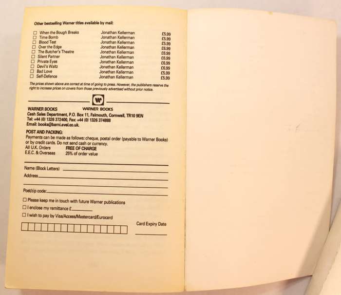 Billy Straight by Jonathan Kellerman Softcover Book