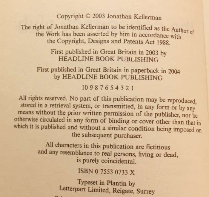 The Conspiracy Club by Jonathan Kellerman Softcover Book