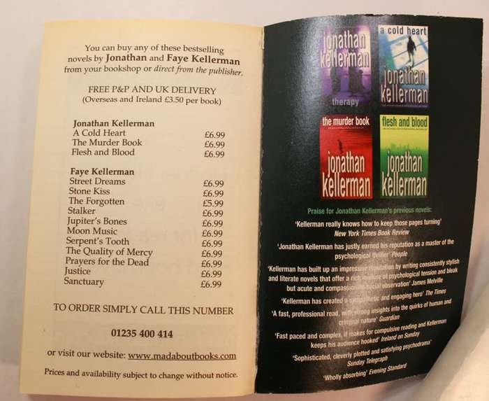 The Conspiracy Club by Jonathan Kellerman Softcover Book