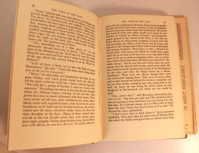 The Year Of The Lion by Gerald Hanley Hardcover Book