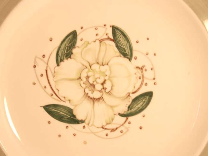 Pair Of Susie Cooper Gardenia E2405 Luncheon Plates 22.5cm