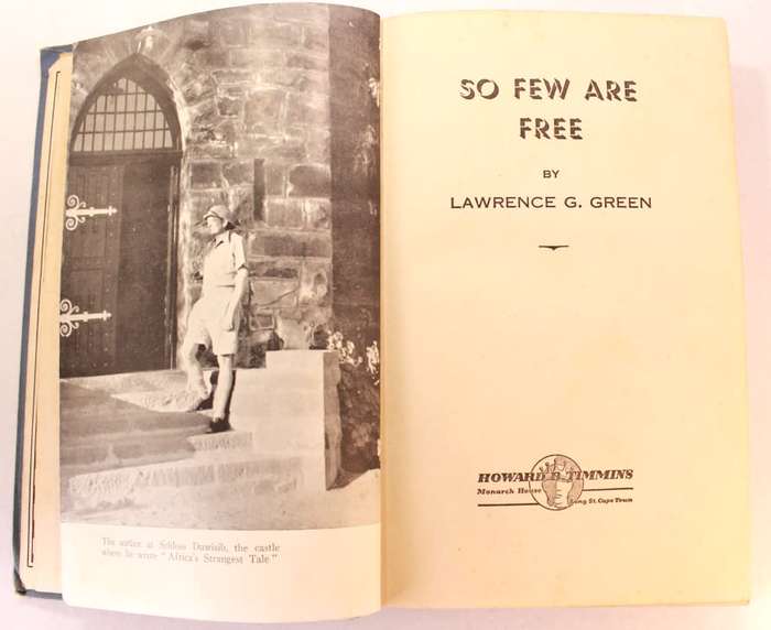 So Few Are Free by Lawrence G Green Hardcover Book