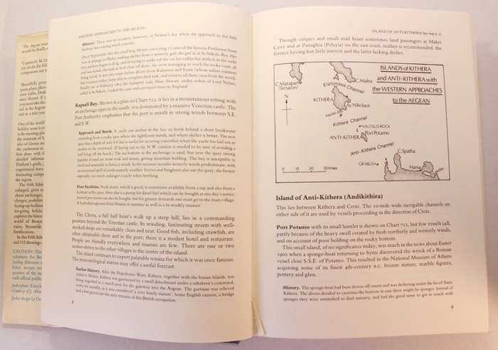 The Aegean A Sea Guide To Its Coasts and Islands by H.M. Denham Hardcover Book