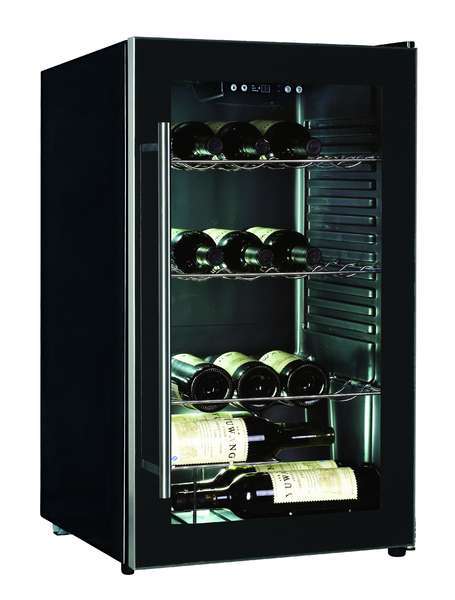 Kelvinator - 150L Wine Cooler Black - Stores Up To 30 Bottles - KI150WCBS