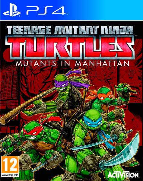 TEENAGE MUTANT NINJA TURTLES: MUTANTS IN MANHATTAN GAME FOR PS4 (BRAND NEW SEALED)