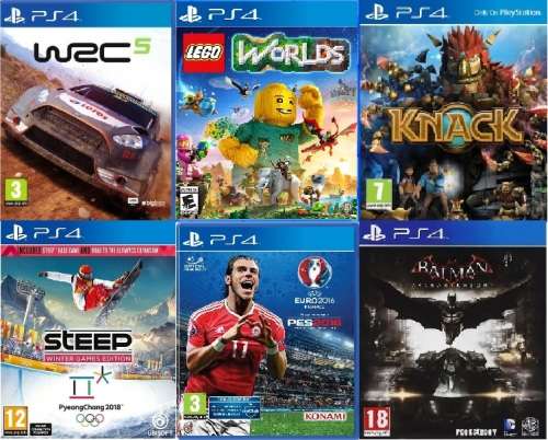 6 Playstation 4 Games Bundle ( PS4 )
