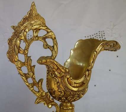 EXQUISITE!! Large Vintage Porcelain Pitcher/Ewer. Gold Tone Ormolu Mounts 43cm Napoleon III Style