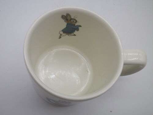 PETER RABBIT MUG! Wedgwood,  ETRURIA & BARLASTON, ENGLAND