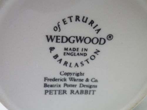 PETER RABBIT MUG! Wedgwood,  ETRURIA & BARLASTON, ENGLAND