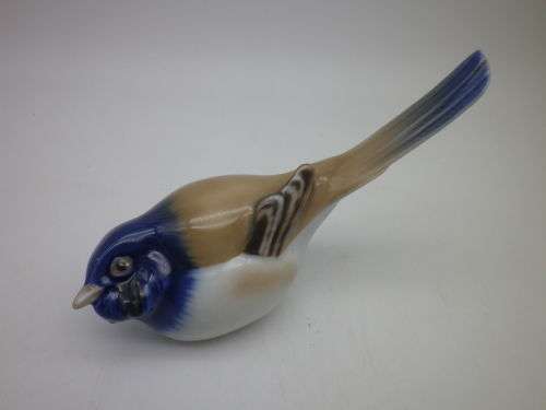 Royal COPENHAGEN Denmark Titmouse mouse bird. # 410