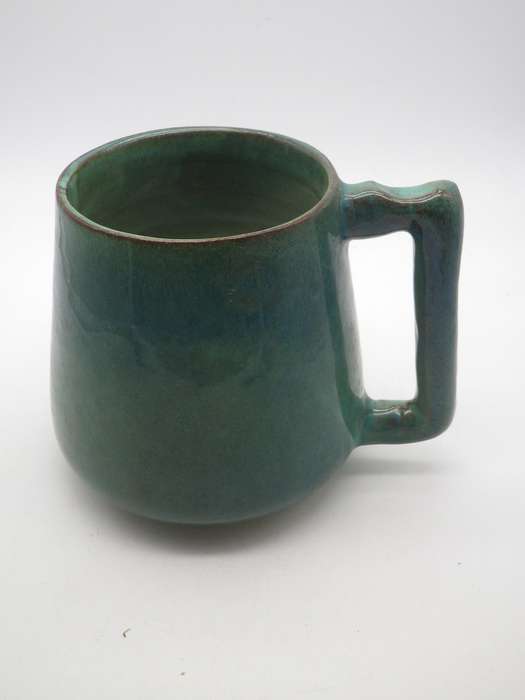 GLOBE Pottery South Africa Green Glaze Tankard.