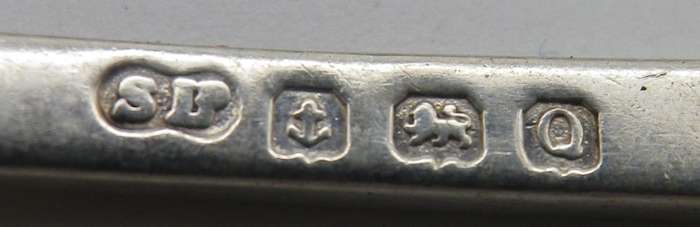 ART DECO Hallmarked Silver Coffee Spoons.  Birmingham, 1940 William Suckling Ltd 9.5cm 51 g