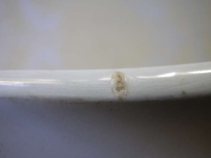 Antique WH Grindley & Co England `Unique` Flow Blue Semi Porcelain Serving platter. RARE!!