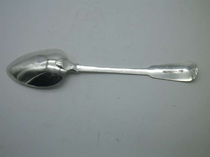 GEORGE III EXETER 1817 Large Sterling Silver Serving Spoon. Emmanuel Levy 22.5cm 60 g