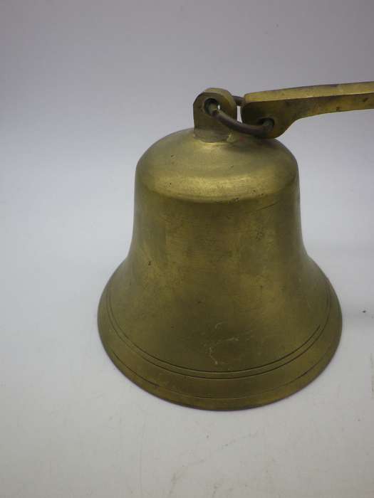 Brass Nautical Theme wall mounted Bell. Clanger present & works well