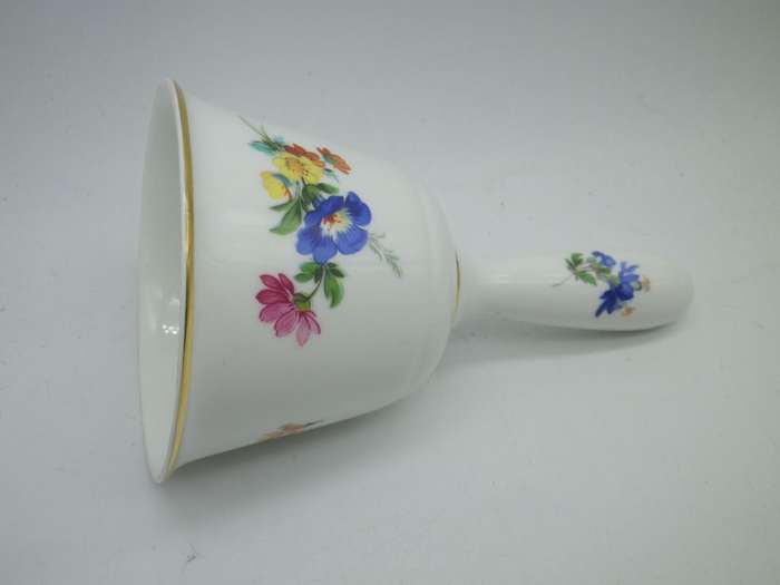 Ceramic Bell STAFFORDSHIRE, ENGLAND, fine bone china with pretty floral detail