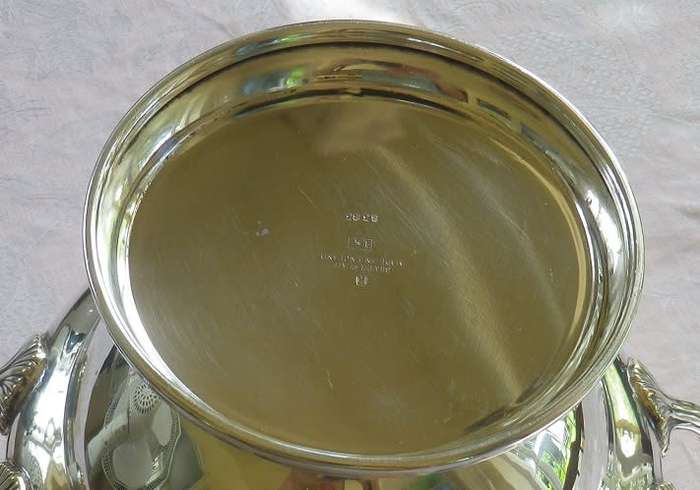 Large Vintage Silver Plated Wine Cooler. Good quality England. FOR MarFry8681 only please!!