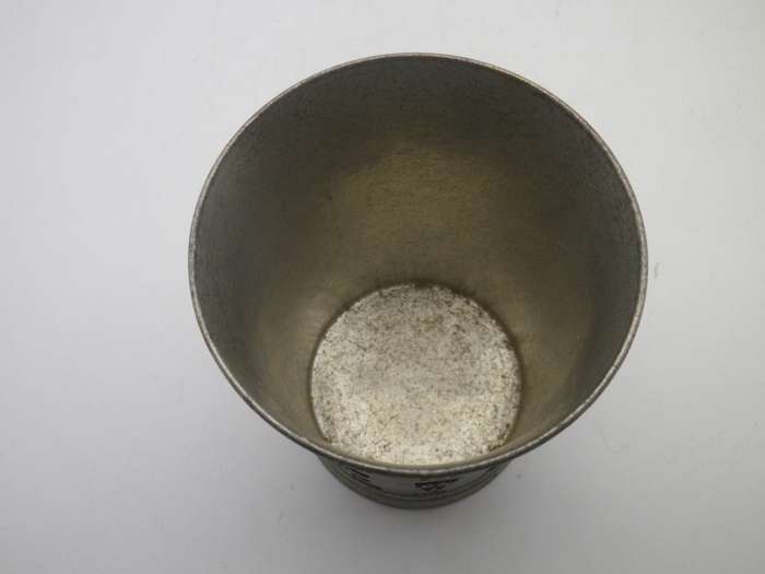 Quality Vintage Zinn Pewter EQUESTRIAN theme Tumbler
