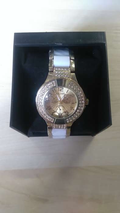 Diamond Studded Womens Guess Watch