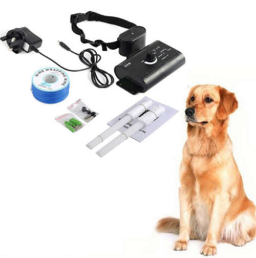 Waterproof Underground Electric Shock Fence Dog Collar  For Small Med Dogs