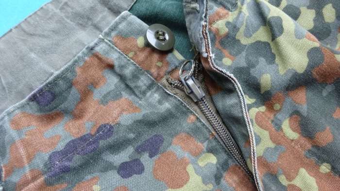 Original German Army Bundeswehr camo Trousers size 45,5X112 cm (11c/11)