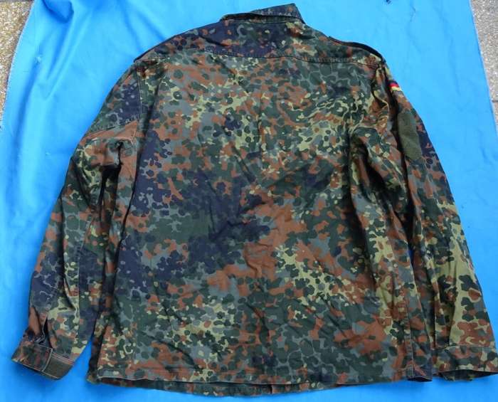 Original German Army Bundeswehr camo Shirt size XL  (13c/27)