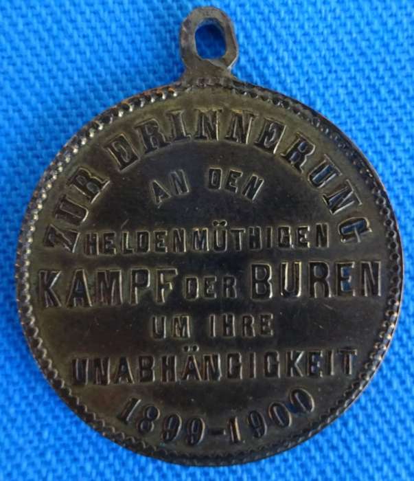 Original Anglo Boer War German sympathizers Kruger Token 1899 - 1900 (D4/65)