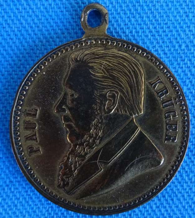 Original Anglo Boer War German sympathizers Kruger Token 1899 - 1900 (D4/65)