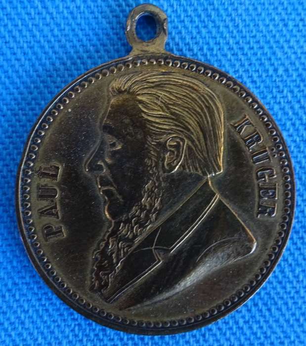 Original Anglo Boer War German sympathizers Kruger Token 1899 - 1900 (D4/65)