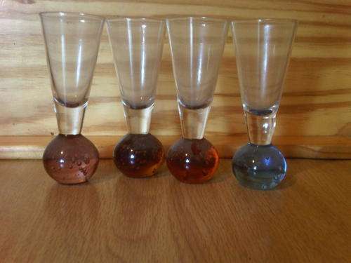 Four Sherry Glasses/Shot Glasses