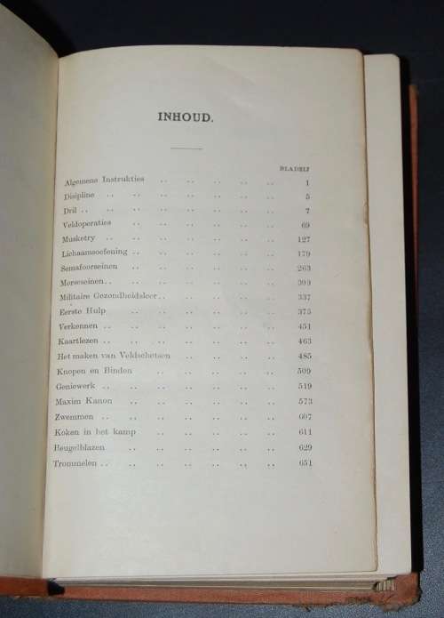 OEFENINGSHANDBOEK VOOR KADETTEN VAN DE UNIE VAN ZUID AFRIKA 1915