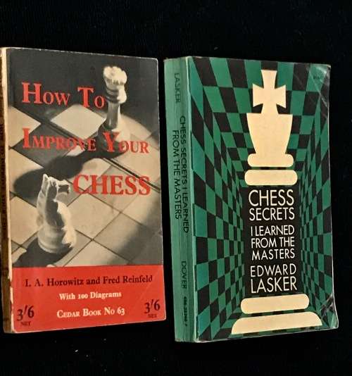 CHESS BOOKS X 2