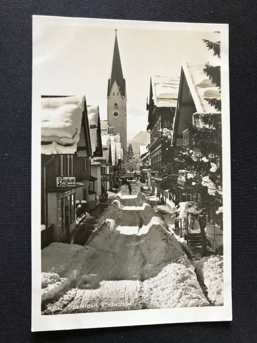 OBERSTDORF, GERMANY. VINTAGE POSTCARD UNUSED