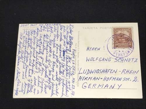 VINTAGE POSTCARD OF VENEZUELA
