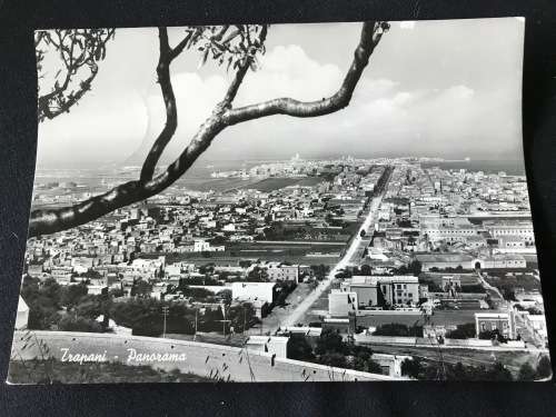 1954 POSTCARD TRAPANI SICILY ITALY PANORAMA