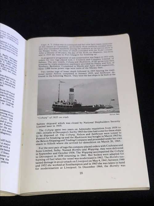BLOW FIVE A HISTORY OF THE ALEXANDER TOWING CO. LTD BY WB HALLAM